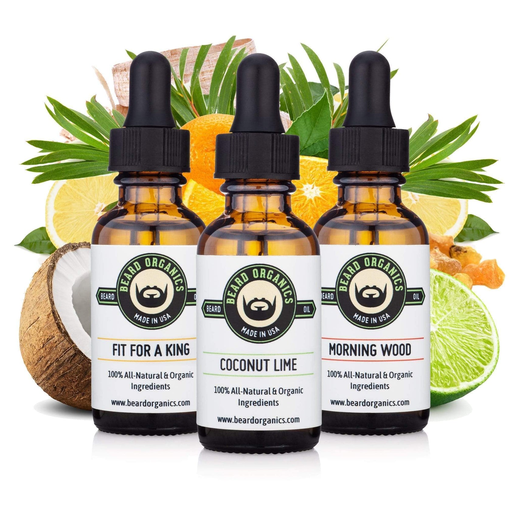 Citrus Beard Oil Collection | Set of 3 Beard Oils